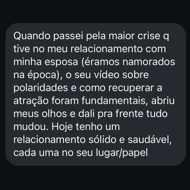 Print de depoimento real de aluno 6 do Método SAGAZ
